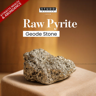 Raw Pyrite Geode Stone