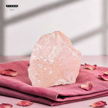 Raw Rose Quartz Geode