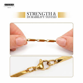 Richie Rich Rice Chain - 24K Gold-Toned