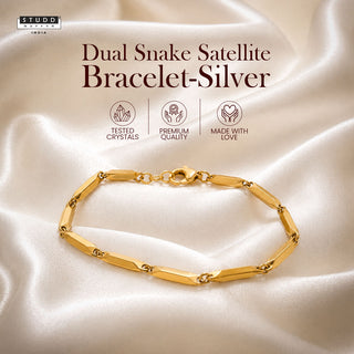 Rice Chain Bracelet - 24k Gold Plated