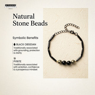 Riche Rich Black Rice Bracelet