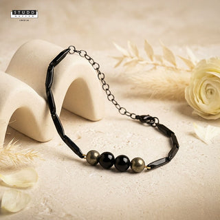 Riche Rich Black Rice Bracelet