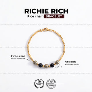 Richie Rich Rice Chain Bracelet
