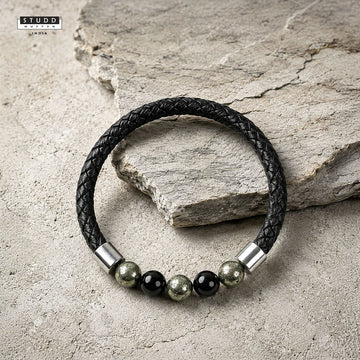 Richie Rich Stretchable Leather Bracelet