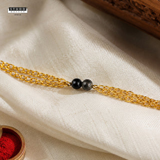 Richie Rich Golden Chain Rakhi