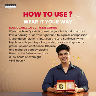 Rose Quartz Love Crystal Combo