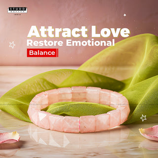 Rose Quartz Square Pyramid Bracelet