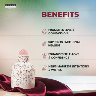 Rose Quartz Wish In The Bottle