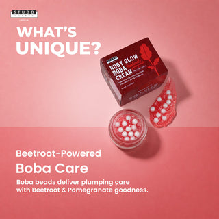 STUDD BEET ROOT BOBA CREAM RED