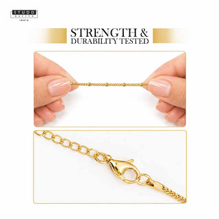 Golden Satellite Chain - 24K Gold Plated