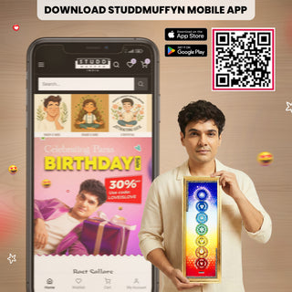 Seven Chakras Pyrite Frame