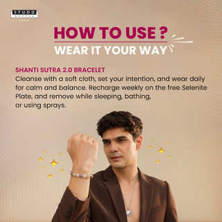 Shanti Sutra Post Healing Bracelet