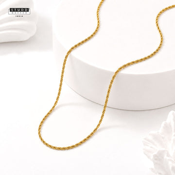 Signature Gold-Toned Rope Chain (2mm)