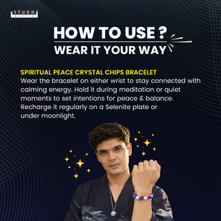 Spiritual Peace Crystal Chips Bracelet