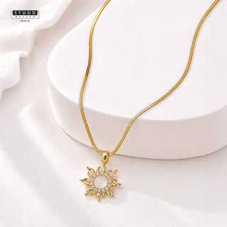Sun Shine Pendant with Chain