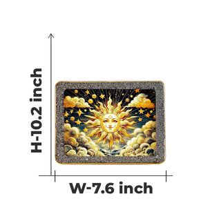 Surya Pyrite Plate by Studd Muffyn [Rectangle Shape]