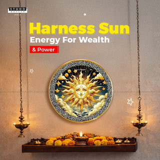 Surya Pyrite Plate by Studd Muffyn [Round Shape]