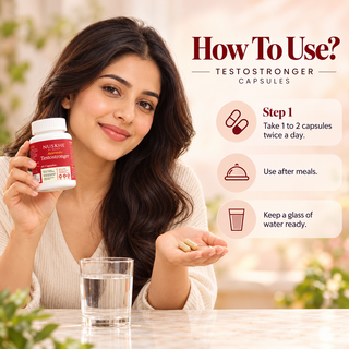 Ayurvedic Testostronger | Kaunch x Safed Musli Complex | 60 Capsules for Men