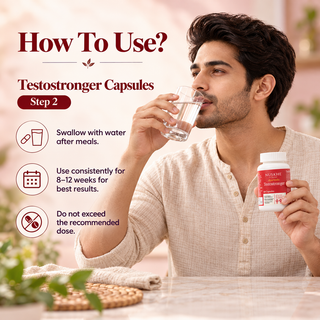 Ayurvedic Testostronger | Kaunch x Safed Musli Complex | 60 Capsules for Men