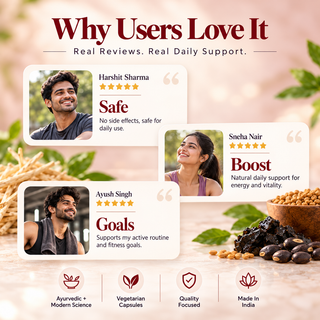 Ayurvedic Testostronger | Kaunch x Safed Musli Complex | 60 Capsules for Men