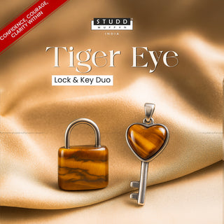 Studd Muffyn Tiger Eye Lock & Key Duo
