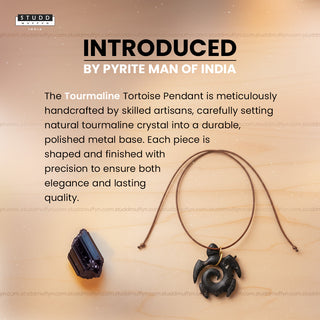 Tourmaline Tortoise Pendant