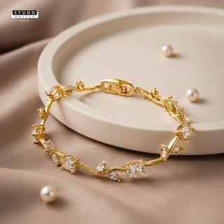 Tulip Bracelet - 24k Gold Plated