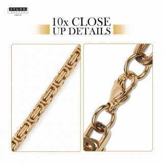 Byzantine Chain – 24K Gold Tone