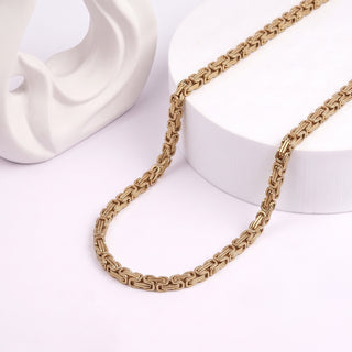 Byzantine Chain – 24K Gold Tone