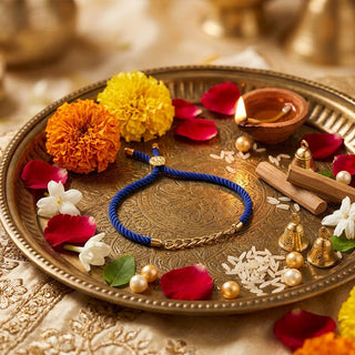 Minimal Blue Rakhi