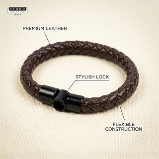Urban Weave Leather Bracelet
