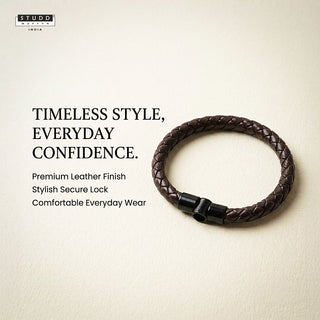 Urban Weave Leather Bracelet