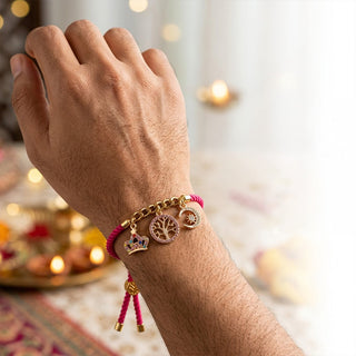Pink Charm Rakhi