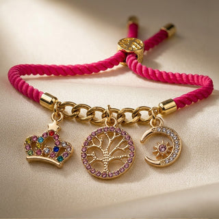 Pink Charm Rakhi