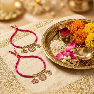 Pink Charm Rakhi