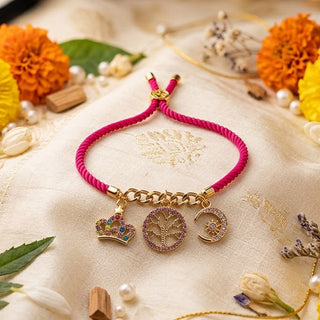 Pink Charm Rakhi