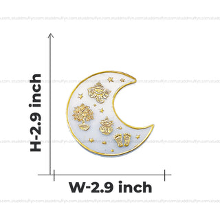 Vastu Shakti Moon Selenite Coaster