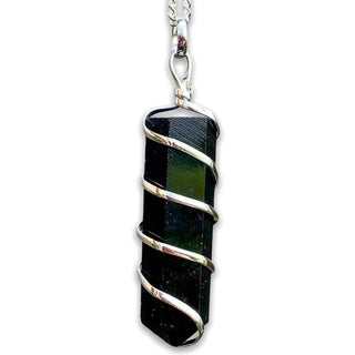 Black Obsidian Pendant (Without Chain)