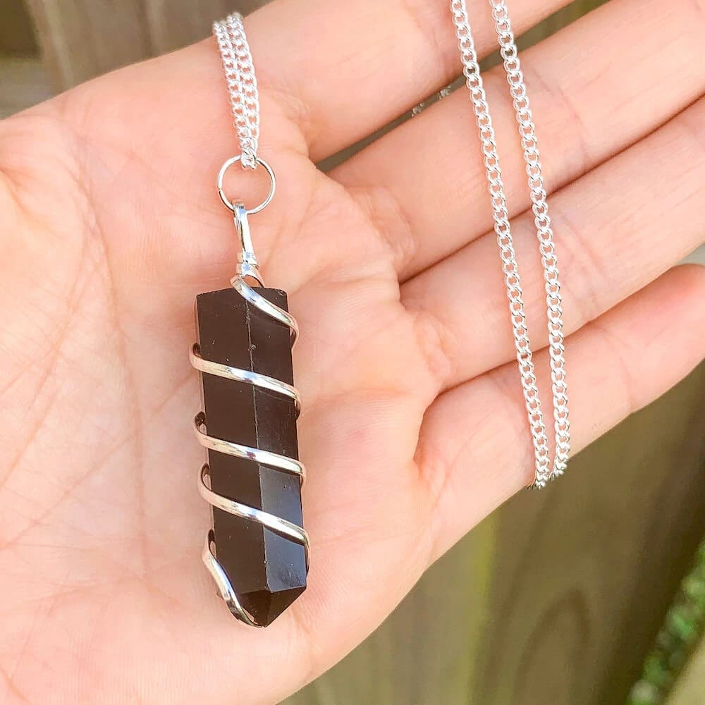 Black Obsidian Pendant (Without Chain) – Studd Muffyn