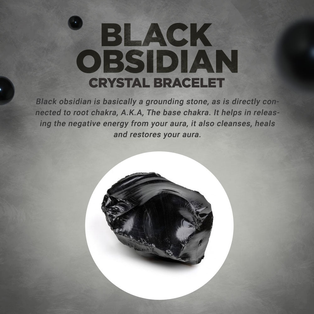 Snowflake Obsidian Bracelet - Crystal Auras