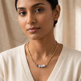Anxiety Free Rice 24K Gold-Toned Chain