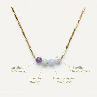 Anxiety Free Rice 24K Gold-Toned Chain