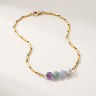 Anxiety Free Rice 24K Gold-Toned Chain