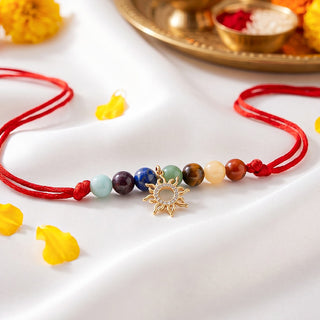 7 Chakra Crystal Rakhi