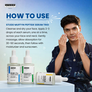 GHK-Cu + Tripeptide-5 + NONA Peptide Serum Trio