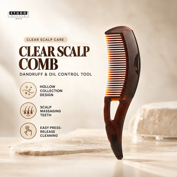 Clear Scalp Comb | Ultimate Dandruff & Oil Control Tool