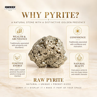 Raw Pyrite Pocket Geode