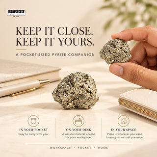 Raw Pyrite Pocket Geode