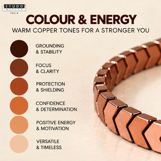 Copper Hematite Arrow Bracelet