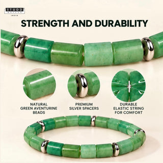 Green Aventurine Tila Bracelet